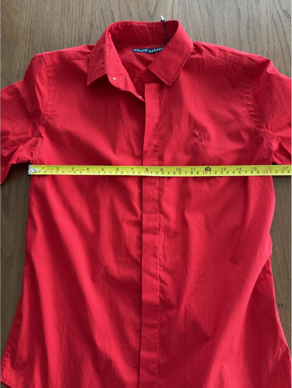 Polo Ralph Lauren Red Short Sleeve Button Up Shirt NWT Size 8 - Picture 10 of 11